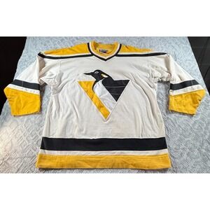 Vintage 90s Pittsburgh Penguins Jersey Mens XL Starter NHL Hockey Official